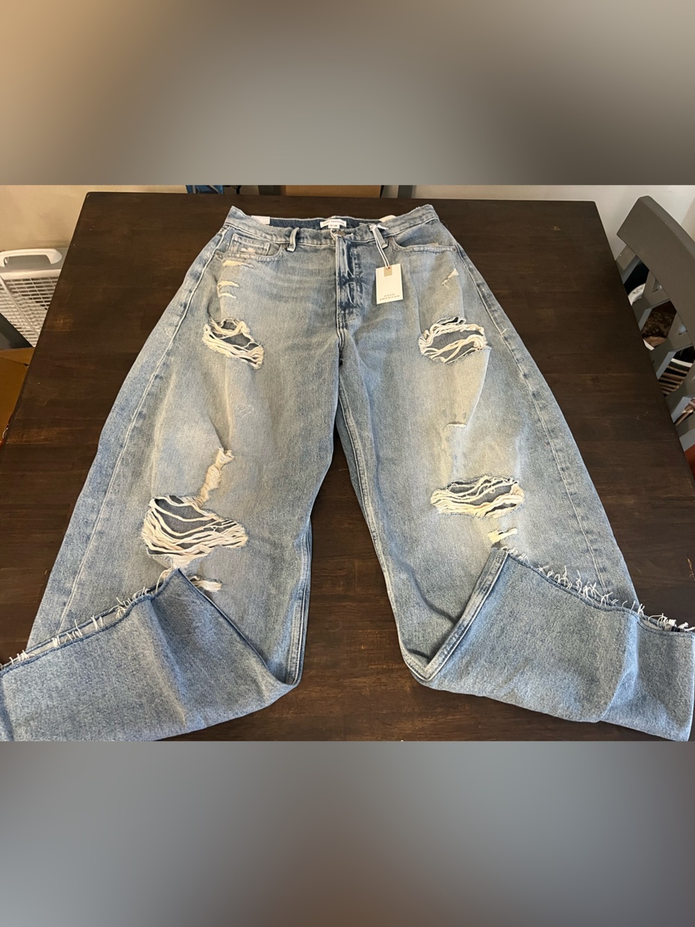 Good American Barrel Jeans